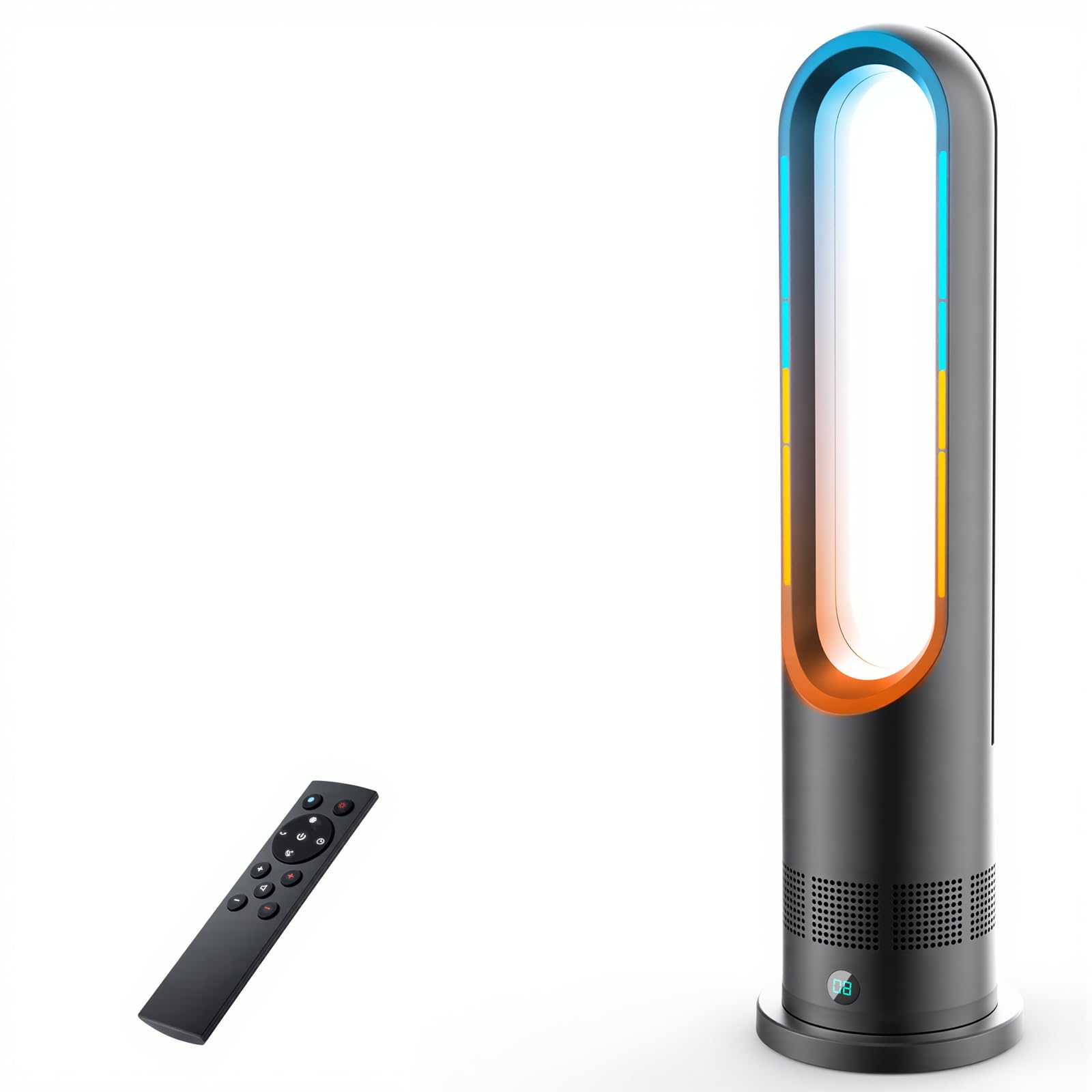 Amazon | FUXNGZI セラミックヒーター【羽なし&1台で四季を